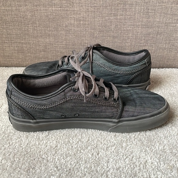 Vans Chukka Low (Denim) Black/Pewter UltraCush Sneakers - Picture 5 of 10